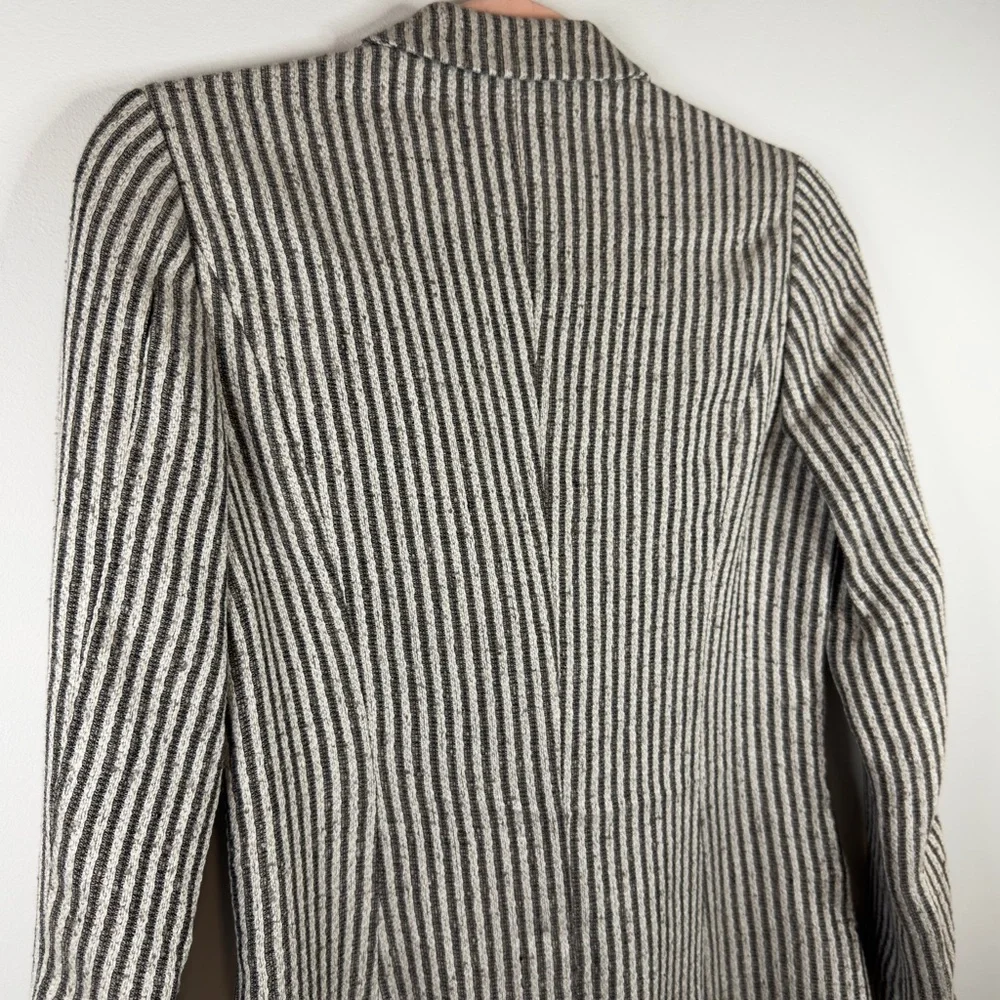 Wolf & Badger Silk Linen Blazer Vulto Amsterdam Size 34R Extra Small XS - Picture 8 of 10